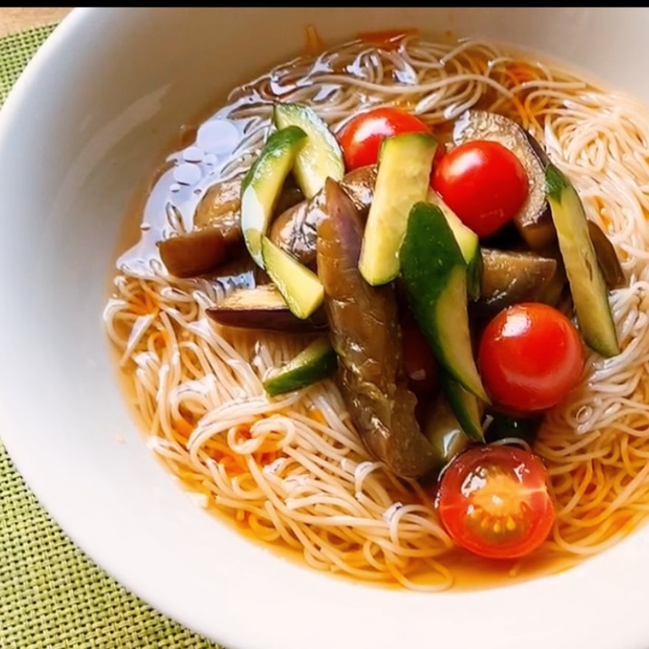 10分で作る早技!中華風そうめん